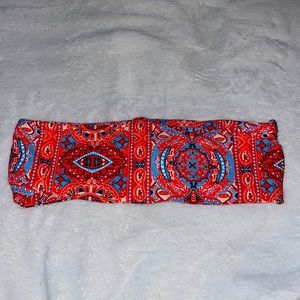 Rare patterned shein bikini top